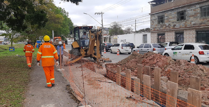 Obras Da Nova Rede Tronco Da Regi O Sudeste Avan Am Na Avenida Brasil