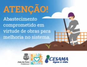 Reservatório Nova Benfica I passa por manutenção e região pode ter abastecimento comprometido nesta sexta, 10