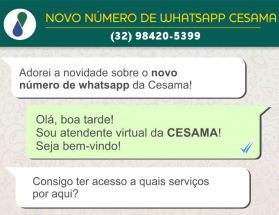Cesama no WhatsApp