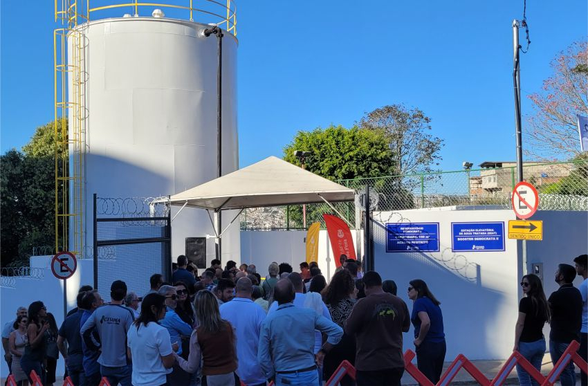 Juiz de Fora inaugura novos reservatórios de água nos bairros Nossa Senhora de Fátima e Democrata