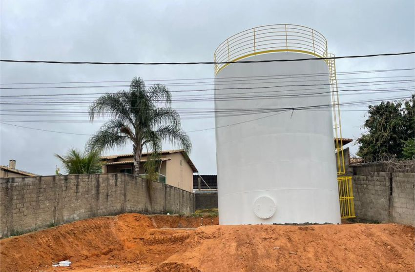 Seis regiões de Juiz de Fora estão recebendo novos reservatórios de água da Cesama