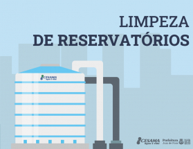 Limpeza de reservatório de água pode afetar abastecimento no bairro Dom Bosco, nesta terça-feira, 19