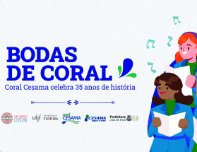 Em data sugestiva, Coral Cesama celebra 35 anos de história com espetáculo “Bodas de Coral”